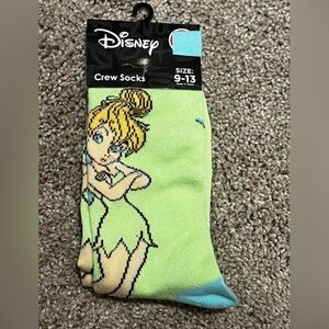Disney Tinker Bell Light Green and Blue Socks
